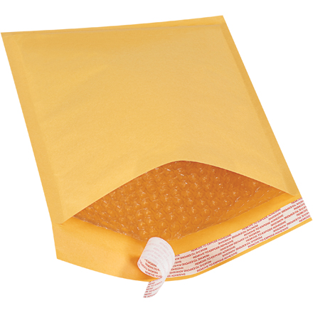 8 <span class='fraction'>1/2</span> x 12" Kraft #2 Self-Seal Bubble Mailers