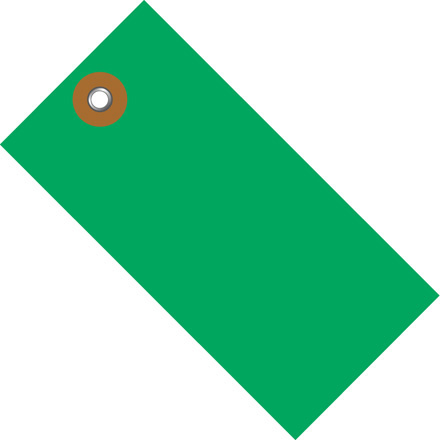 3 <span class='fraction'>3/4</span>" x 1 <span class='fraction'>7/8</span>" Green Tyvek<span class='rtm'>®</span> Shipping Tag